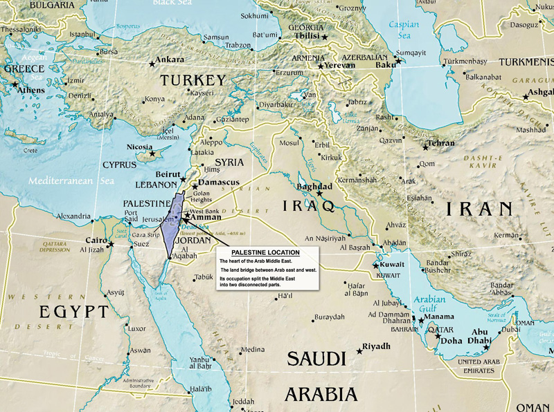 map of palestine 1948